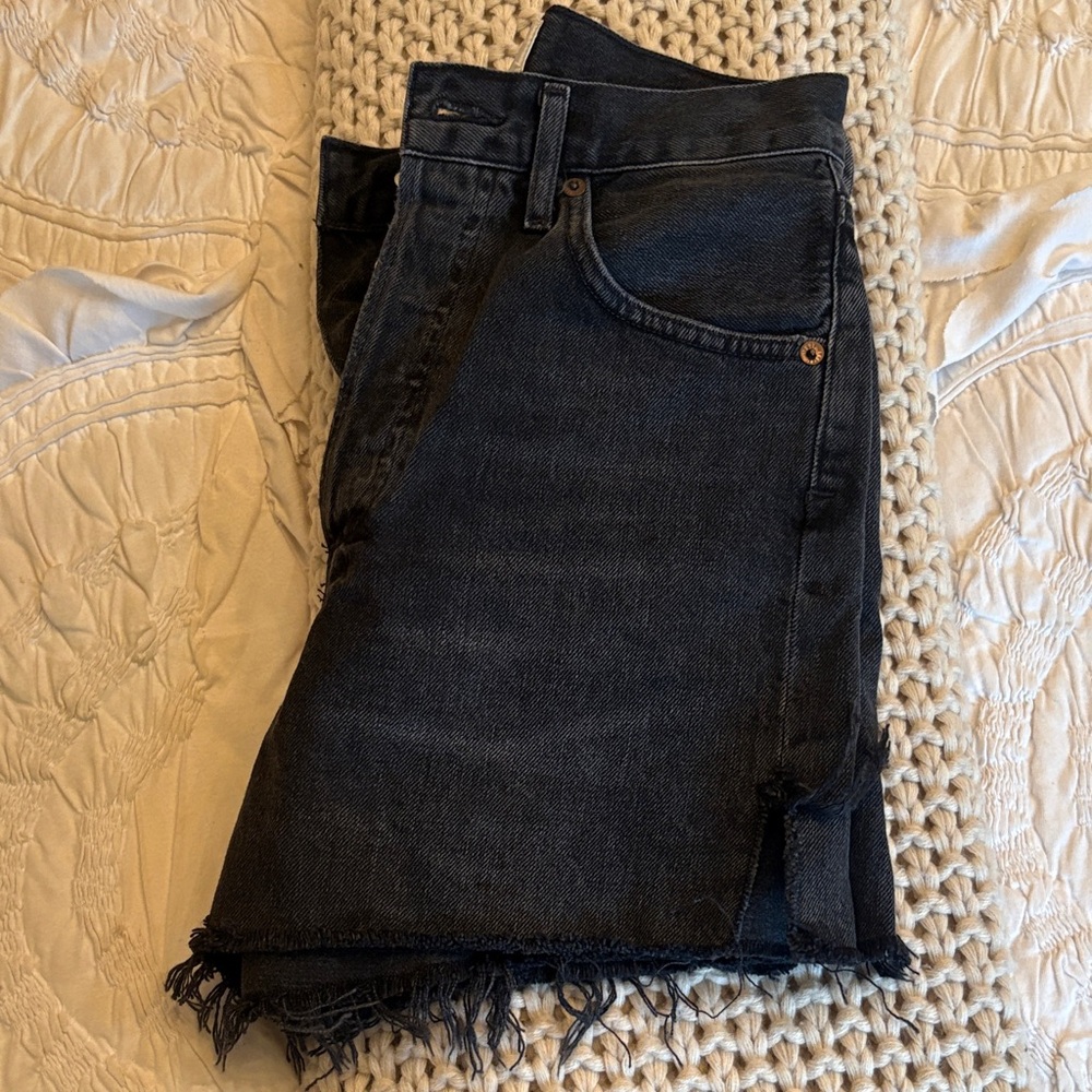 Agolde Dee High Rise Shorts - Picture 5 of 6